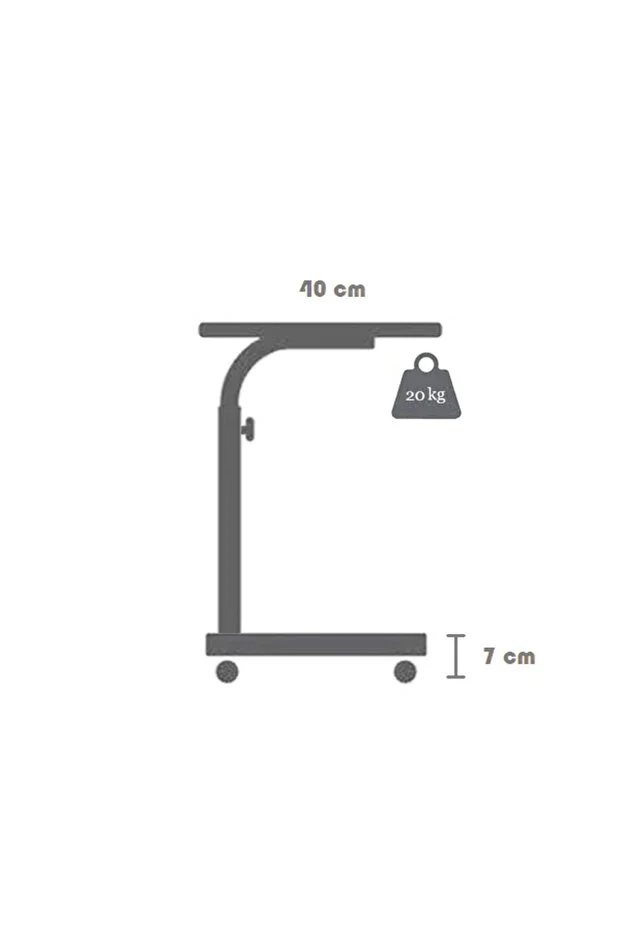 Yükseklik Ayarlı Çalışma Masası - Atlantik Çam